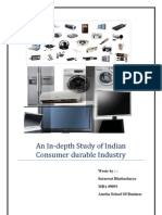 An In-Depth Study of Indian Consumer Durable Industry