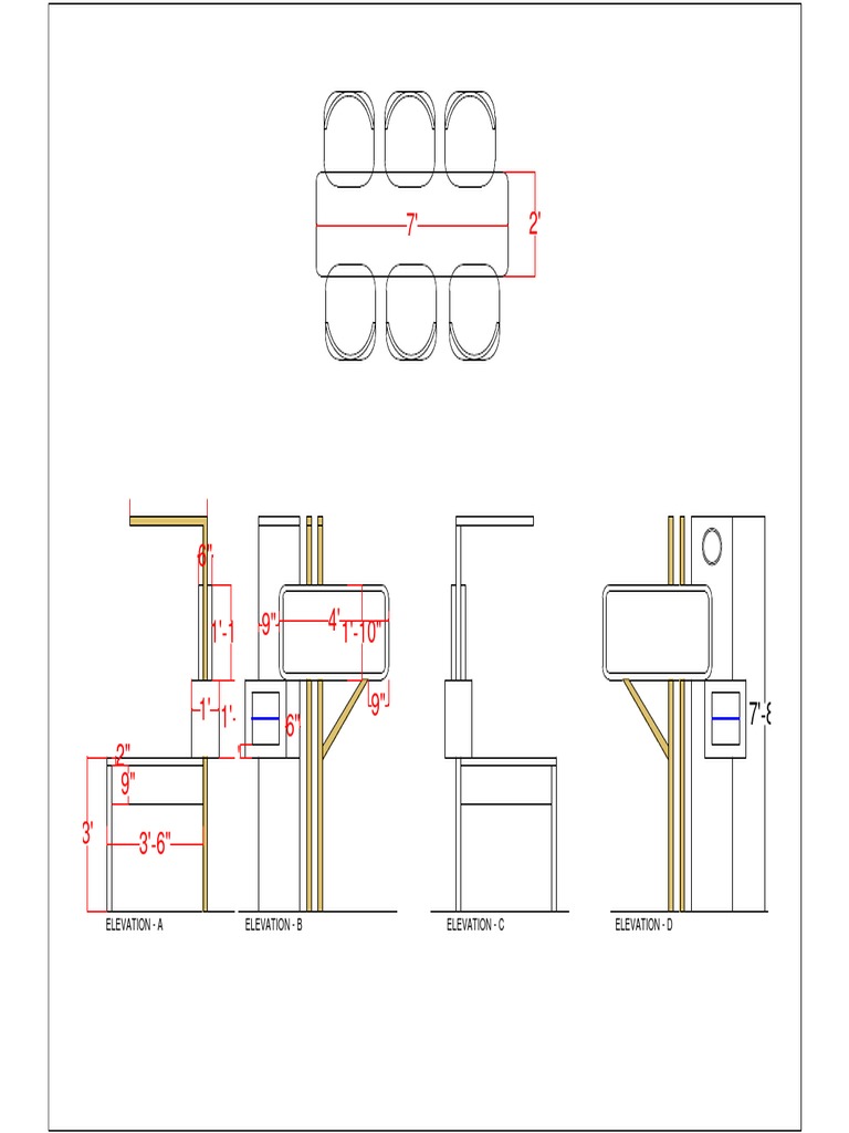 Elevation Drawings and Measurements | PDF