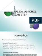 Bab 3. Halida, Alkohol, Dan Eter