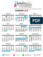 Calender 2019 A4 (Colour)