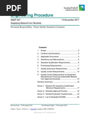 Saep 347 Pipe Fluid Conveyance Specification Technical