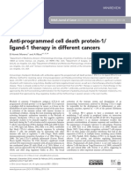 Anti-PD-1/PD-L1 Cancer Therapy Review