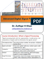 DSP Lec # 1