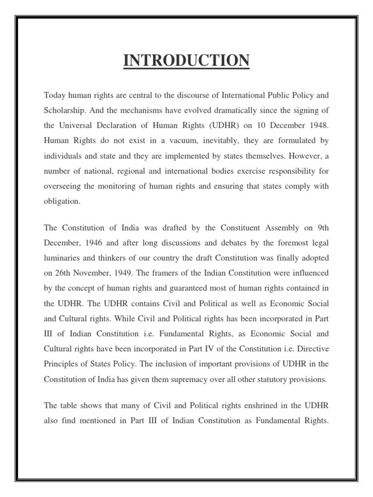 Universal declaration of human rights assignment picture