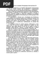 Experiências No Instituto Metapsíquico Internacional