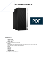 HP Desktop 400g5