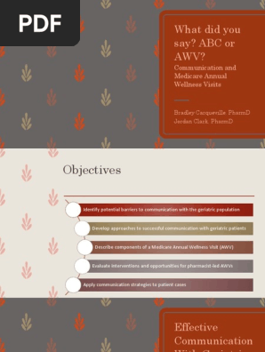 geriatrics lecture comawv