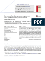 Experience-Based Corporate Corruption and Stock Market Volatility: Evidence From Emerging Markets