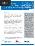 Viewpoint Calculating Depletion Units of Production Method Oil Gas June 2016