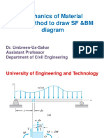 Area Method of SFD and BMD