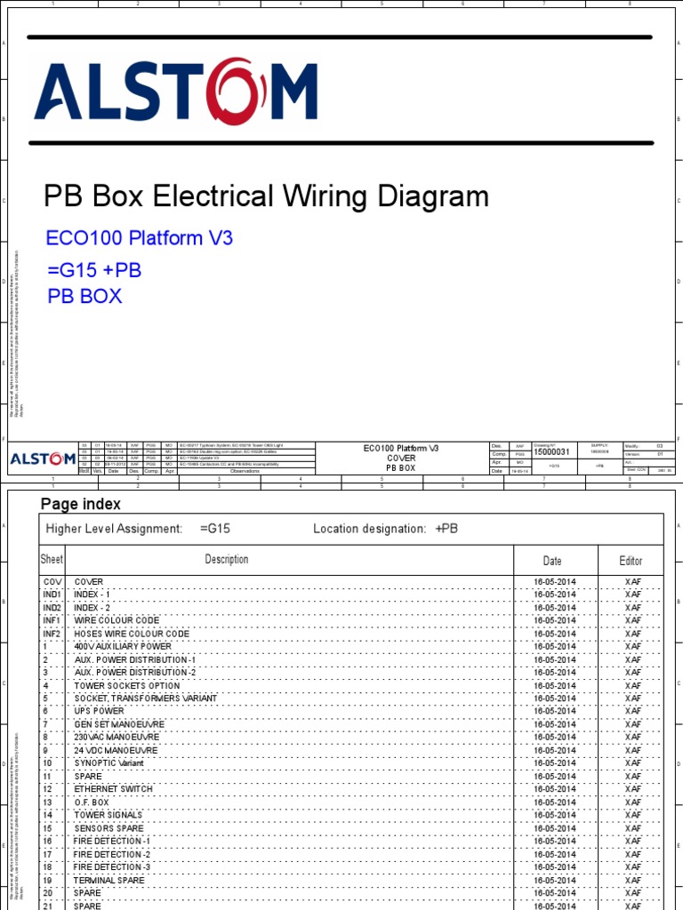 PB Box Electrical Wiring Diagram | PDF | Alternating Current ...