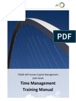 SAP Time Management Training Manual