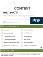 Video Content Metrics Benchmark Report