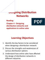 Reading: Chapter 4 - Designing Distribution Networks and Applications To Online Sales