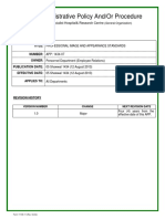 Administrative Policy And/Or Procedure: King Faisal Specialist Hospital& Research Centre