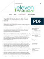 Kundalini Meditation & The Vagus Nerve - Eleven Minute Meds