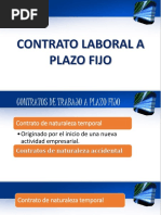 Los Contratos de Naturaleza Temporal