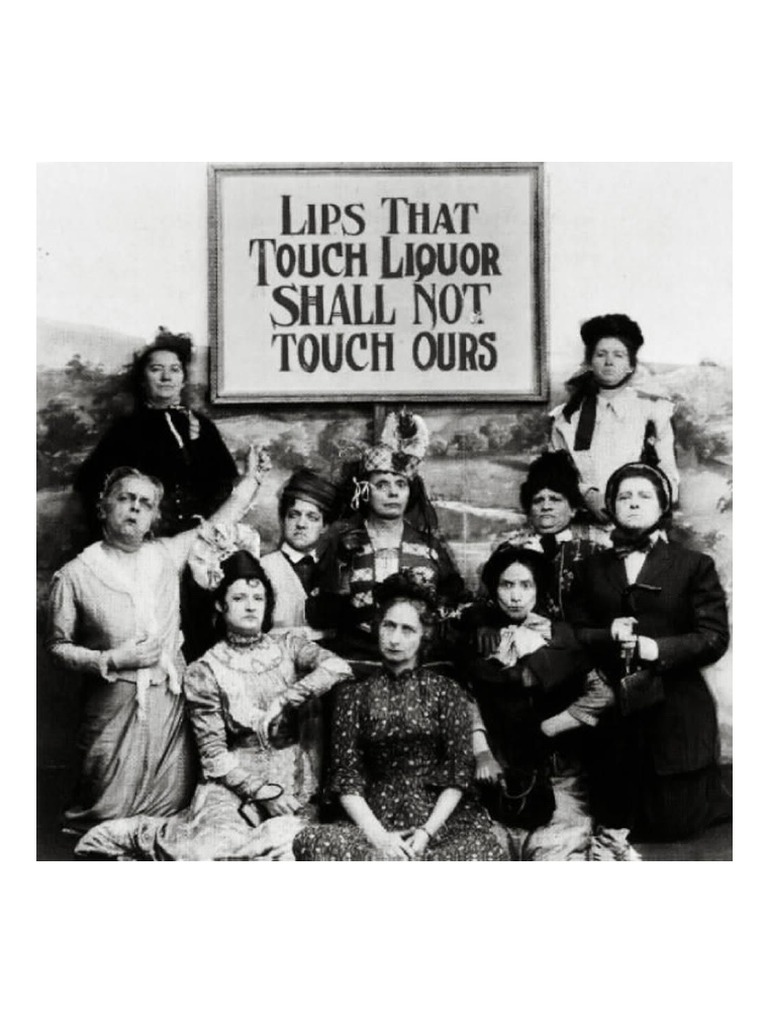 Lips That Touch Liquor Shall Not Touch Ours, 1919. PDF Beverages