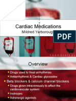 Cardiac Medications: Mildred Yarborough