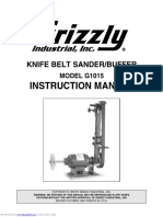 Grizzly G1015 Instruction Manual