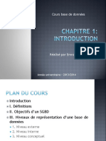 Chapitre 1 Introduction BD