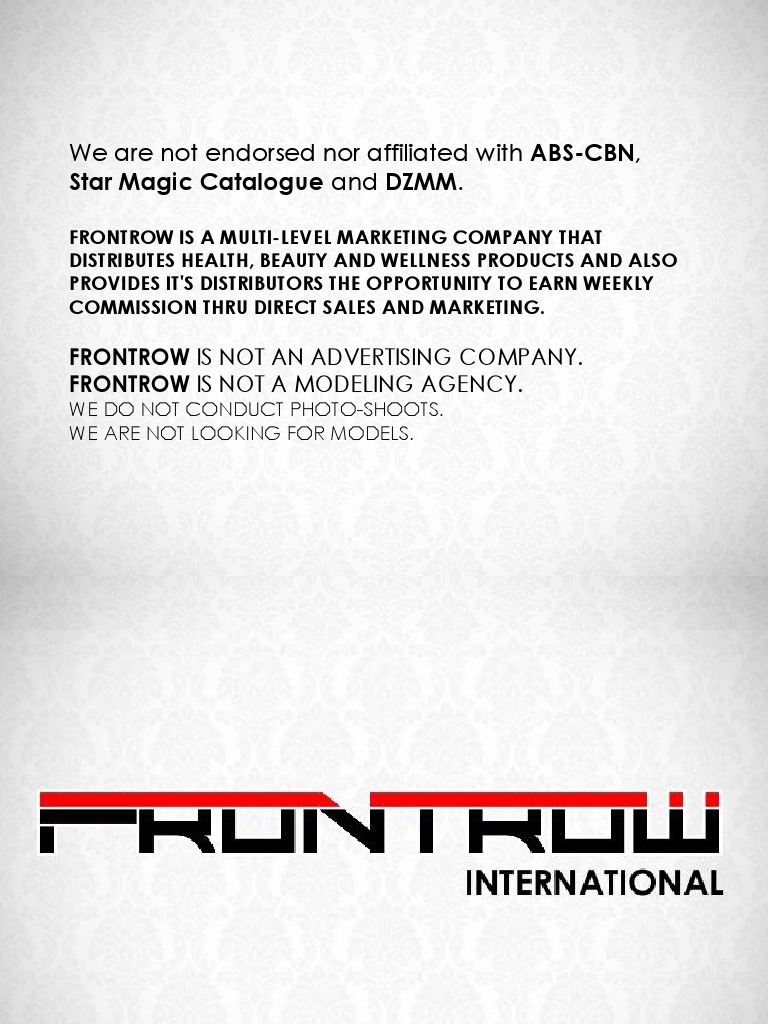 Frontrow strategies image