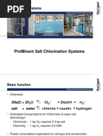 Prominent Salt Chlorination System