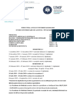U21 Corectata Structura Anului Universitar 2018-2019 PDF