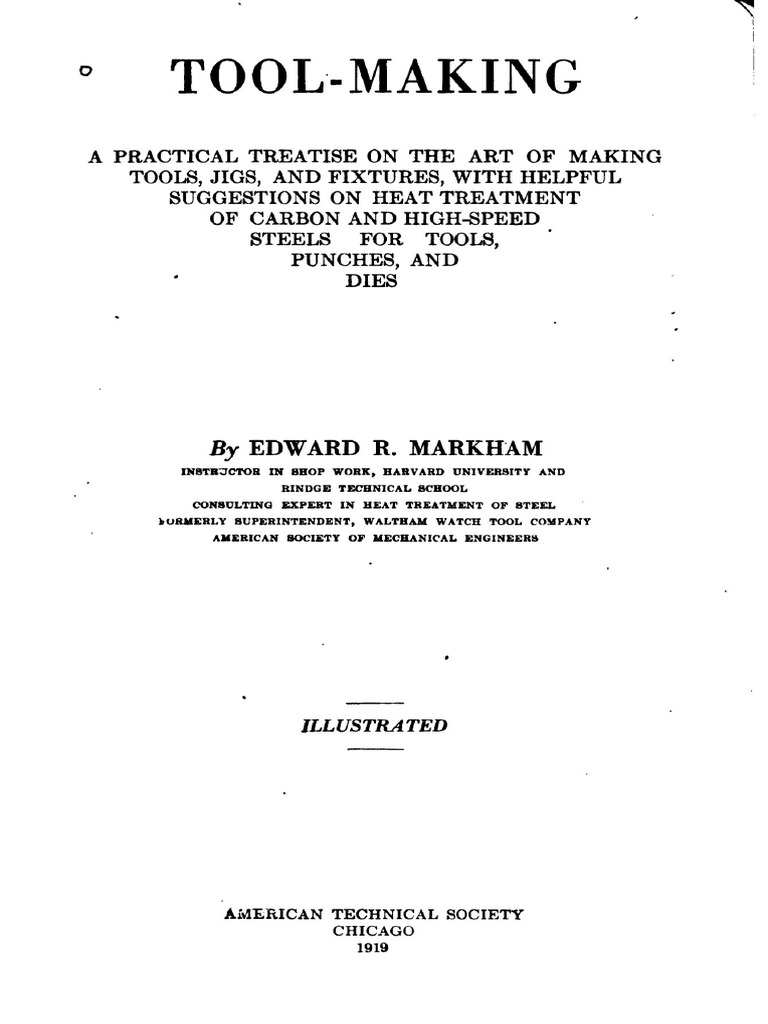 Tool Making Markham 1919 PDF