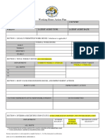 Working Hours Action Plan Form