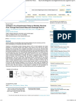 Validation of An Experimental Setup To Reliably Simulate Flow Through Nonvalved Glaucoma Drainage Devices