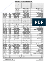 KFCBBL Schedule 3