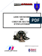 Aide Memoire Chef Section Infanterie