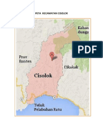 Peta Kecamatan Cisolok