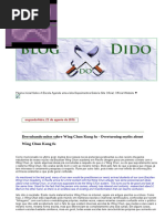 Dido Derrubando Mitos Sobre Wing Chun Kung Fu - Overturning Myths About Wing Chun Kung Fu