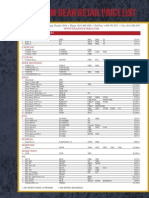 Dean 2008 Price List