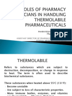 Pharm Tech Roles in Thermolabiles Final