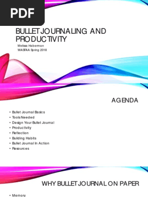 Bullet Journaling and Productivity