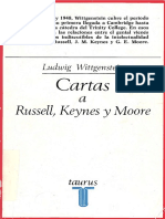 Wittgenstein, Ludwig - Cartas a Russell, Moore y Keynes