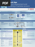 Bosch Tips Correct Assessment and Handling of Lambda Sensors