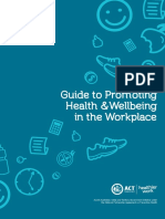 Guide To Promoting Health &wellbeing in The Workplace