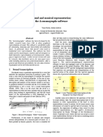 Sound and Musical Representation The Acousmographe Software