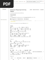 BOHEMIAN RHAPSODY CHORDS by Queen @ PDF