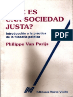 Van Parijs - Qué Es Una Sociedad Justa