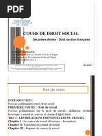 Cours Droit Social 1 2 2