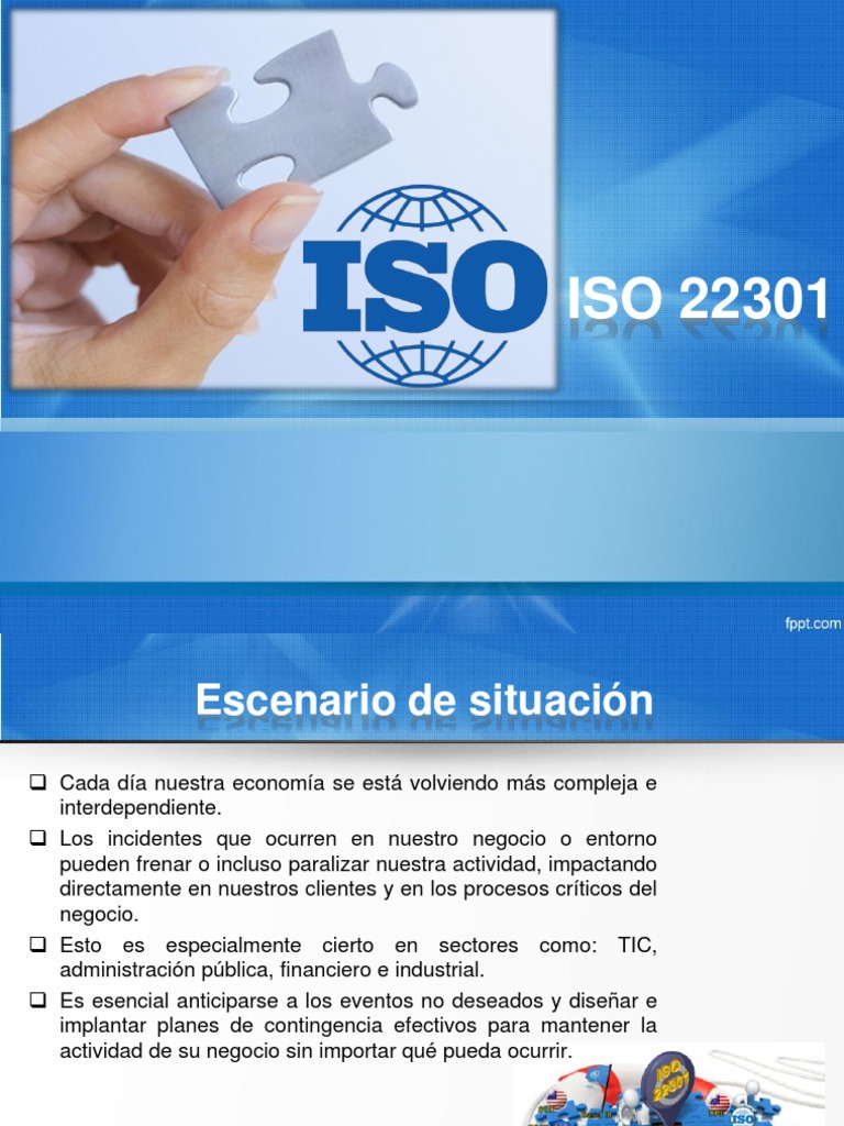 Continuidad Negocio ISO 22301 | PDF | Continuidad del negocio | Business