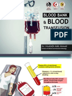Blood Bank and Blood Transfusion