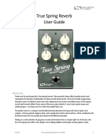 True Spring Reverb User Guide: Welcome