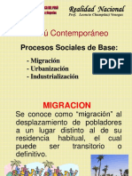 Migracion, Urbanizacion, Industralizacion