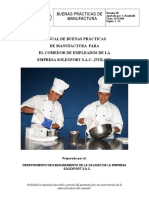 Manual de Buenas Prácticas Del Manufactura Del Comedor de Empleados de Tukari